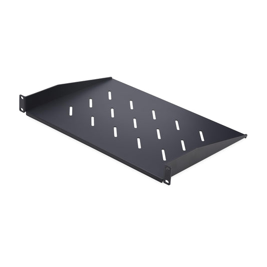 StarTech.com 1U Vented Server Rack Shelf, 12in/31.5cm Mounting Depth, for 19" Rack/Cabinet, SPCC Steel, Max 25lb/11.3kg