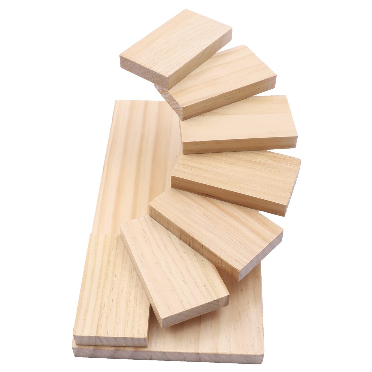 SHATUOA Wood Sushi Plate, Wooden 7-Step Staircase Sushi Rack,Multi-Tier Sushi Serving Display Tray for Snacks Food Sashimi Cuisine