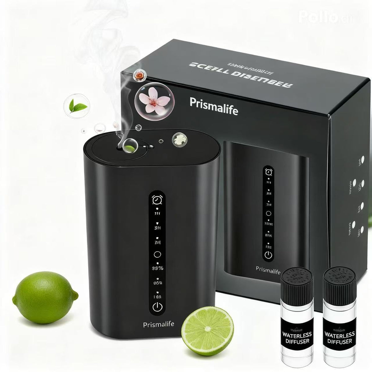 2025 Upgrade Smart Plug in Diffuser, Waterless Scent Diffusers for Home Cover Up to 800 Sq. Ft with 3 Mist Levels & Timers, Waterless Essential Oil Diffuser with RGB Lighting for Home, Office