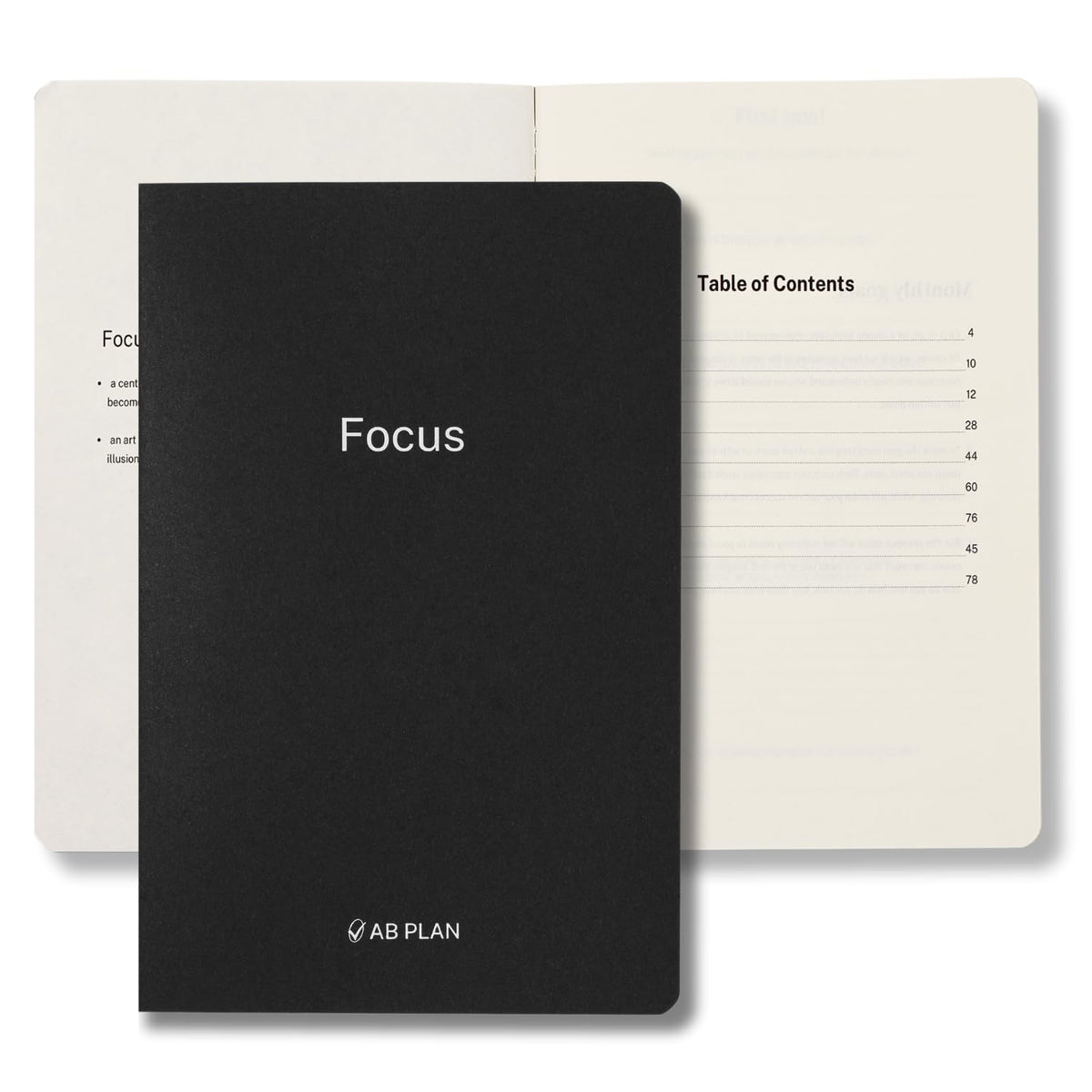 AB Plan Weekly Planner – Hardcover Monthly Planner Habit Tracker – Goal Setting Daily Journal Undated Planner for Women, Men – Ultra-Thick Paper Day Planner For Notes, Organizing, Sleep Habit