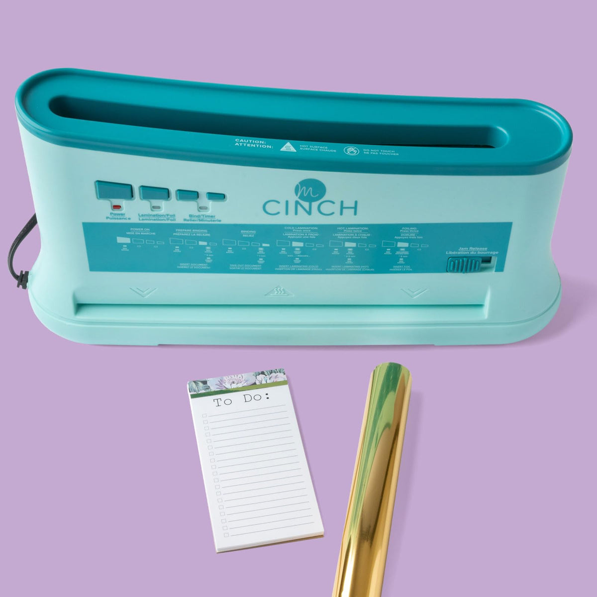We R Makers Minc Cinch Book Binding Machine, Thermal Binding and Foil Applicator, Book Binder Machine for Bookbinding, Craft Projects, Book Making, and Binding Kits, Mint