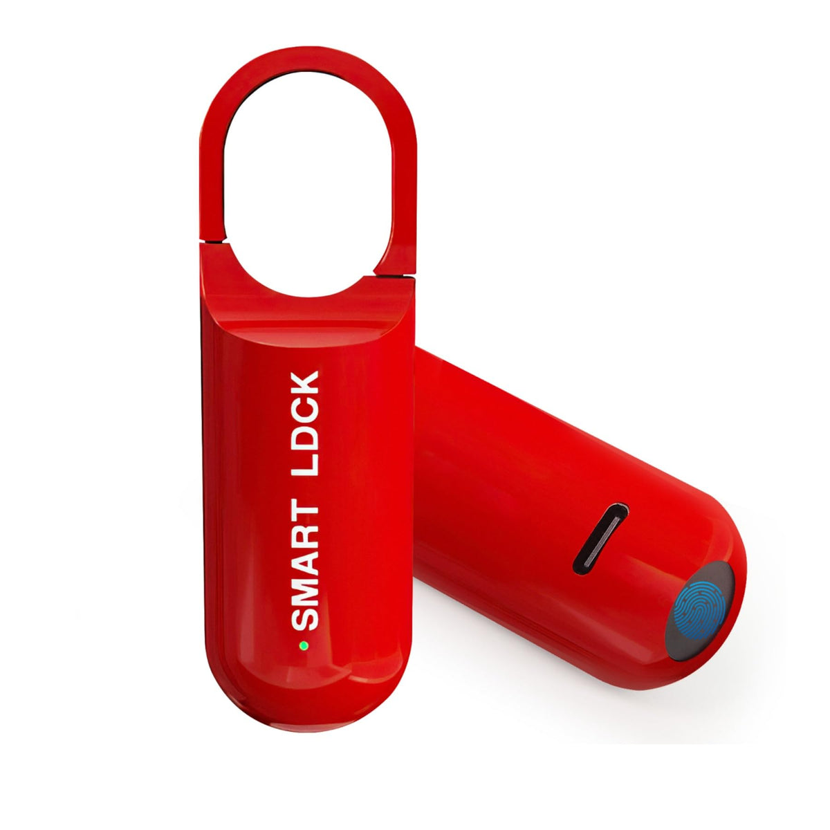 Decruil Smart Fingerprint Padlock for Locker, Small Rechargeable Fingerprint Lock, Keyless Biometric Thumbprint Padlock for Gym School Locker, Suitcase, Backpack