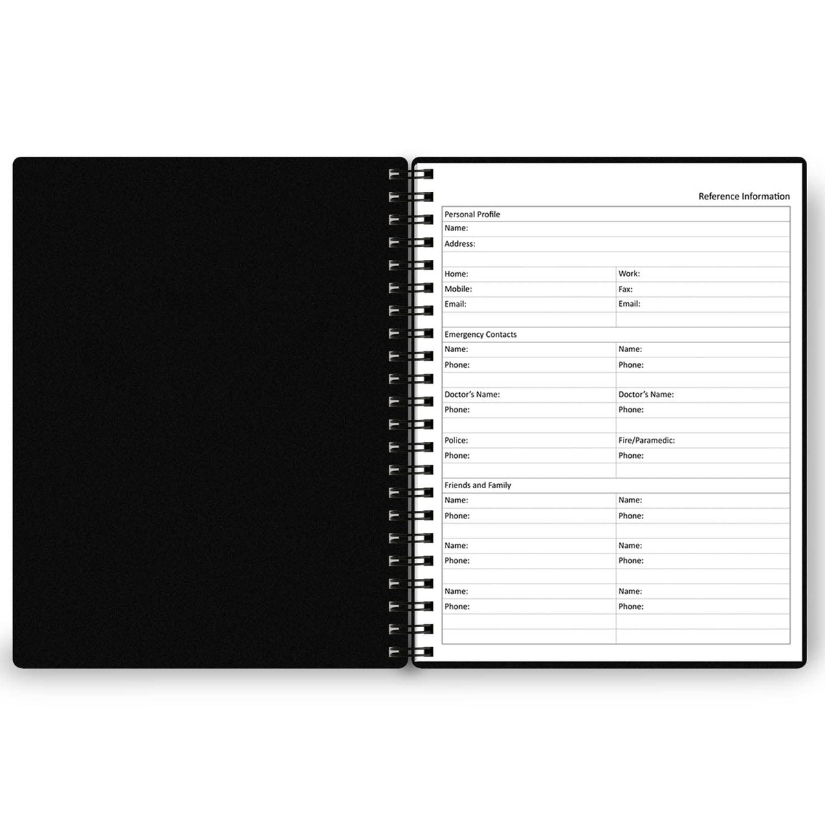 Undated Daily Planner - Undated Planner with Hourly Schedules, Action Items and Follow-up, A4 Daily Organizer Notebook to Increase Productivity, Appointment Book for Time Management, 8.5 × 11 Inch