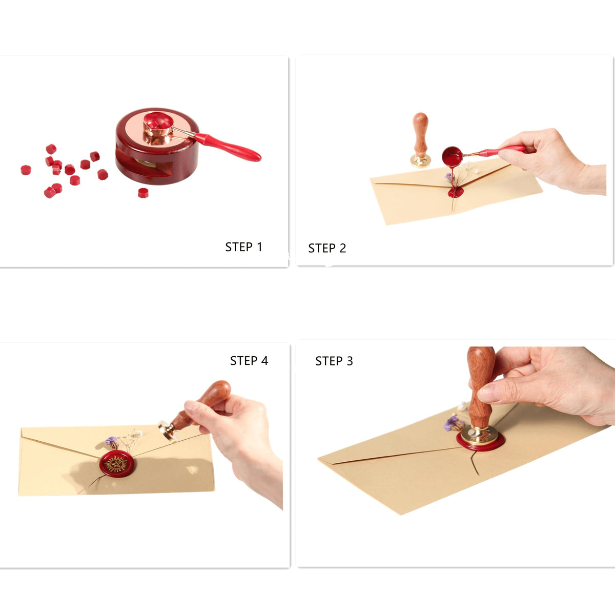 Vegvisir Viking Rune Wax Seal Stamp Set 6PCS Vegvisir Viking Sealing Wax Stamp Heads 0.98''/25mm Custom Wax Stamp 1PCS Wooden Hilt Sealing Stamp Set