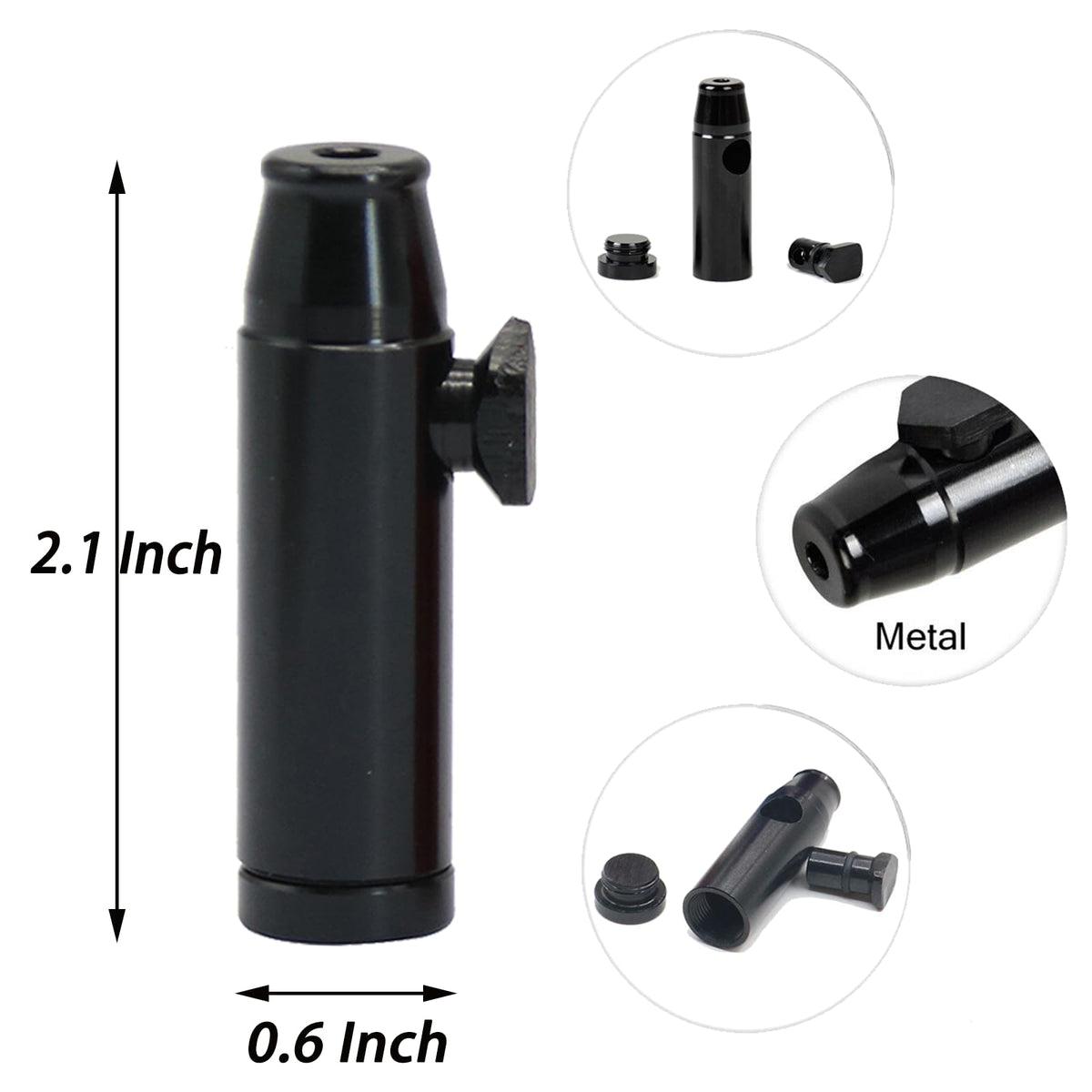 5pcs Metal Leak-Proof Pepper Shakers Set for Salt and Spice Kitchen Dispenser Kit Accesories