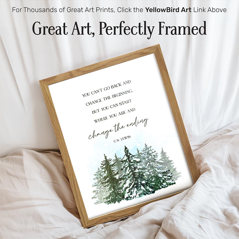 Motivational Positive Inspirational Quotes Decor Wall Art FRAMED - Uplifting Encouragement Gifts for Women, Men - Uplifting Encouraging Sayings for Wall Decor - Home Office Posters 8x10