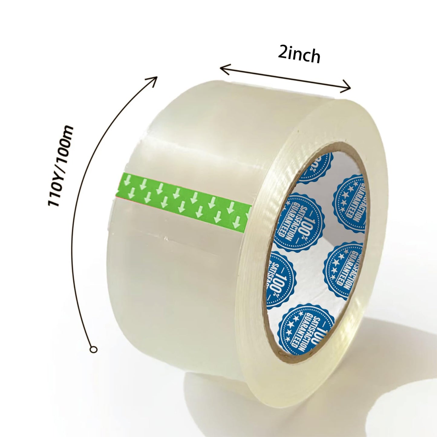 2.0 Mil Clear Packing Tape 36 Rolls (2 Inch x 110 Yards) – Shipping Tape for Boxes, Moving, Storage & Warehouse Use