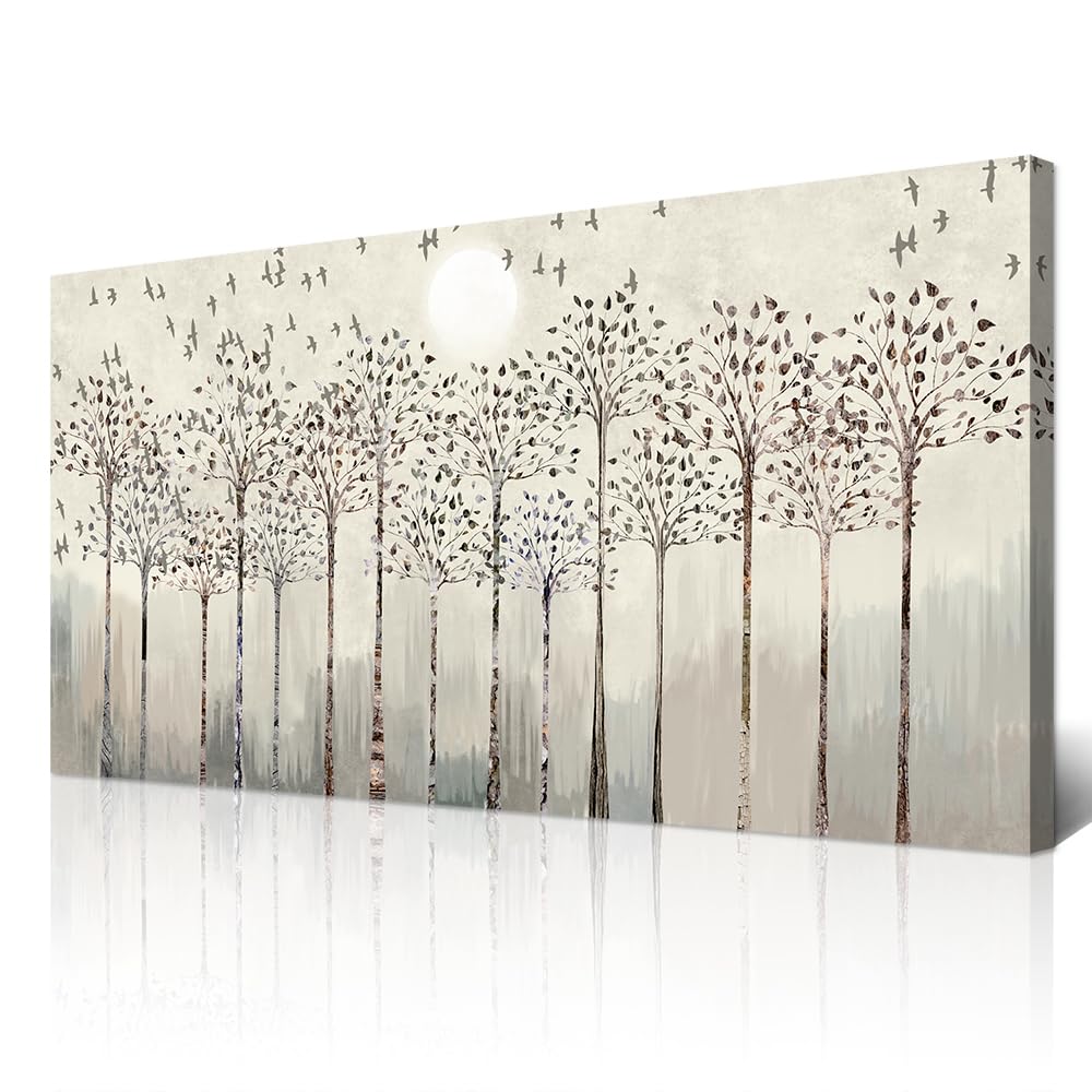 Wapluam Framed Canvas Wall Art For Living Room Large Wall Decorations For Bedroom Office Wall Decor Scenery Abstract Wall Paintings Pictures Artwork Canvas Prints Boho Room Home Decor 20X40 in