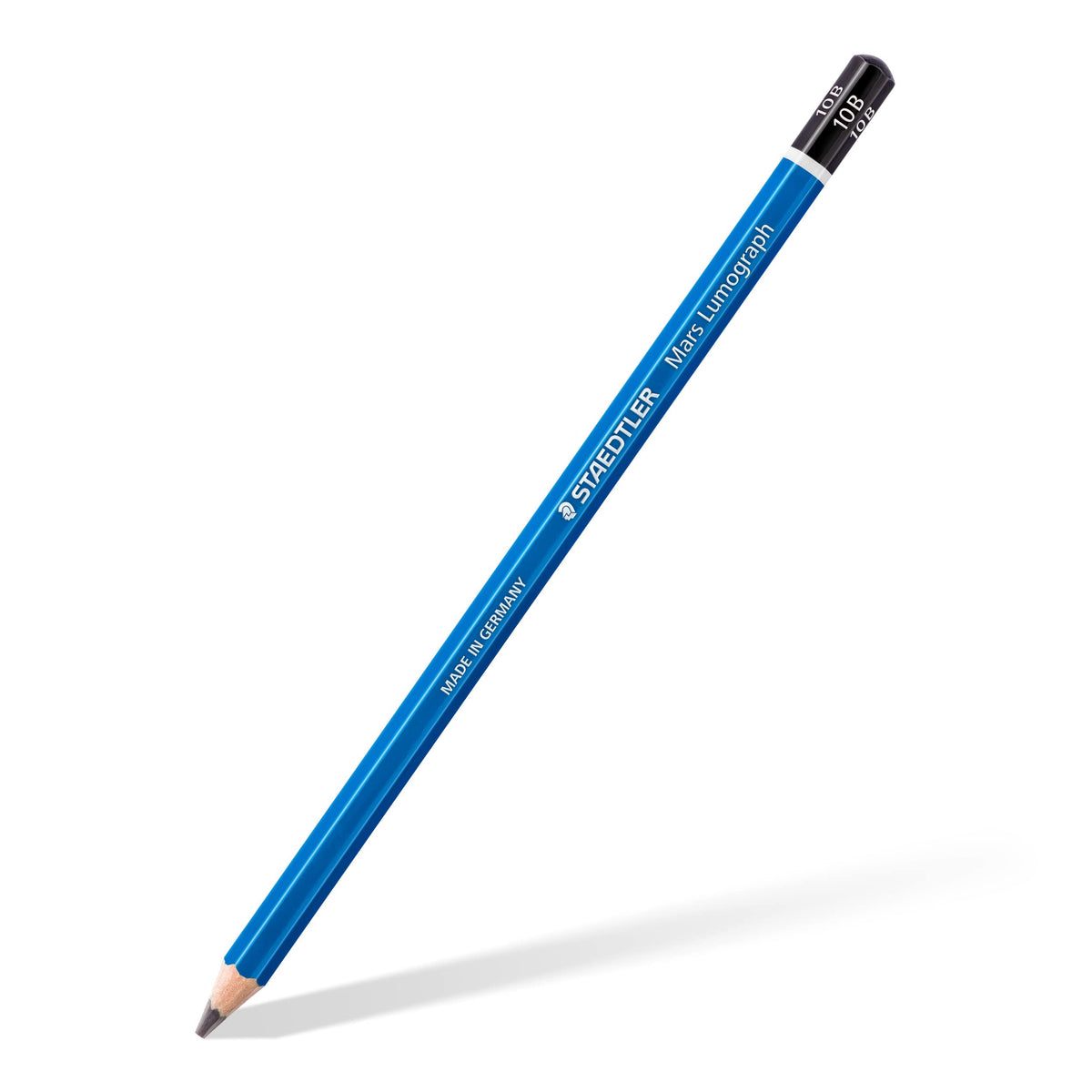 Staedtler Mars Lumograph 10B Graphite Art Drawing Pencil, Very Soft, Break-Resistant Bonded Lead, 12 Pack, 100-10B