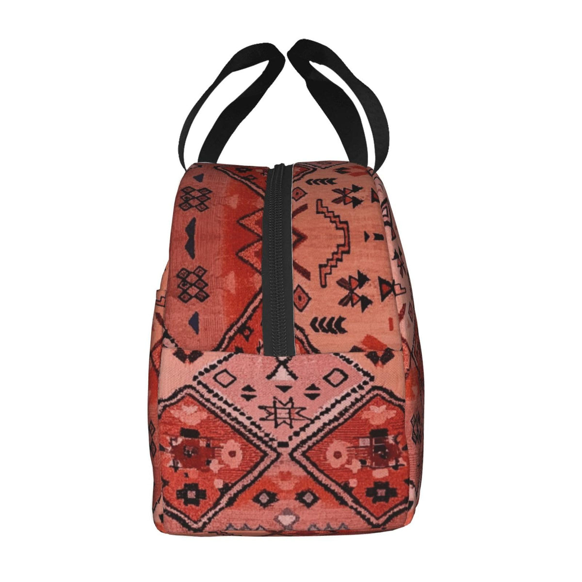 Poacnip Boho Farmhouse Oriental Traditional Moroccan Style Insulated Lunch Bag Portable Reusable Lunch Box Thermal Cooler Tote Bag With Pockets For Women Men Work Office Picnic Travel