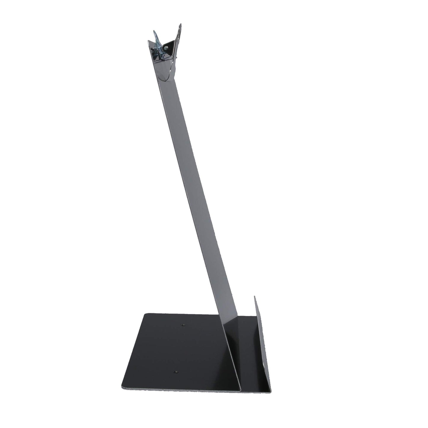 Saunders Free Standing Clipboard & Tablet Stand - Durable Black Recycled Aluminum Desktop Document Holder for Office, Teachers & Students - 1" Clip Holds 8.5x11 Letter Size Sheets, Lightweight