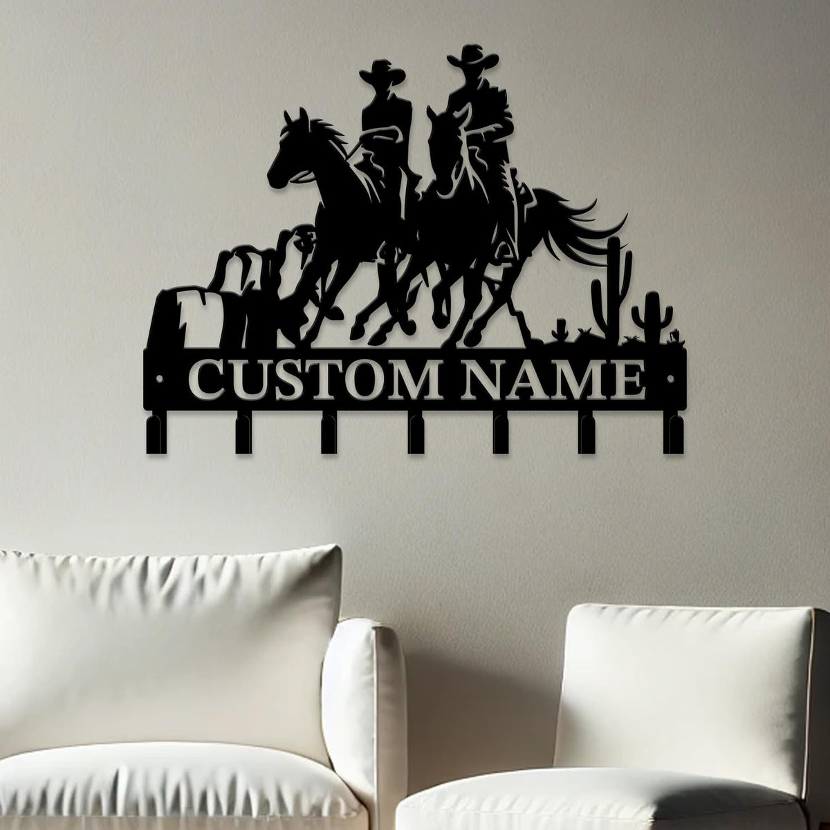peanut case Personalized Farm Horse Keys Hooks,Custom Name Metal Cowboy Horse Art Keys Hooks,Metal Horse Lover Wall Home Storage Decorative Keys Hooks,Key Holder Hooks for Wall (Style E)