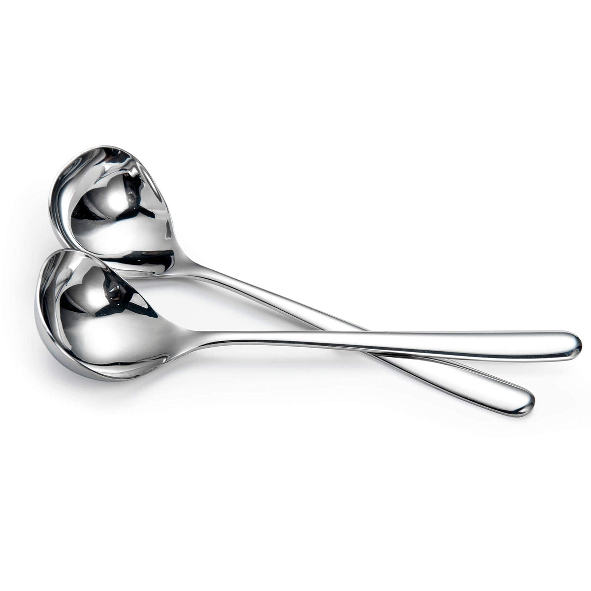 IMEEA 8-Inch Gravy Ladle SUS304 Stainless Steel Serving Ladle, Set of 4