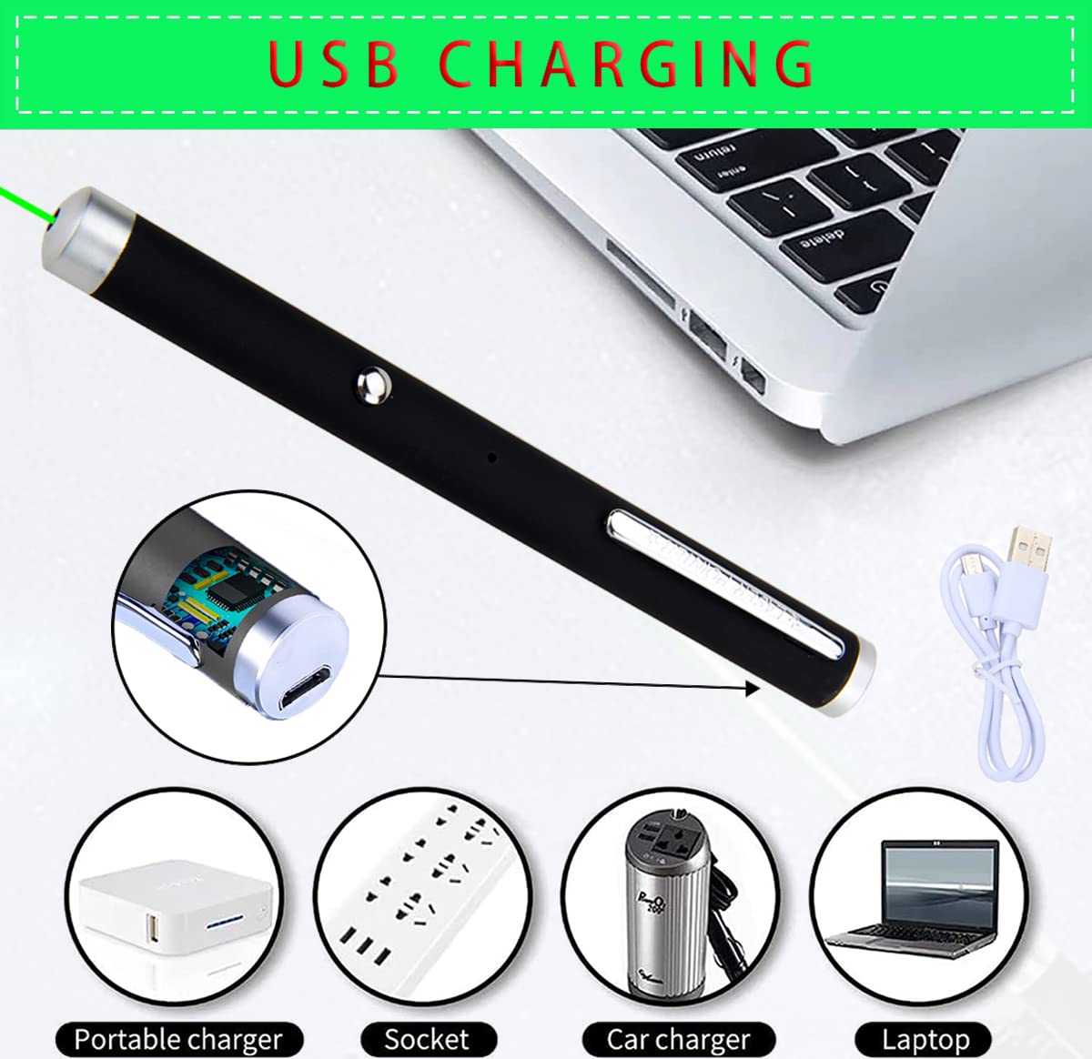 Ailite Whiteboard Indicator, USB Lecture Presenter, Suitable for Teaching lectures, Showroom presentations and Sales Guidance