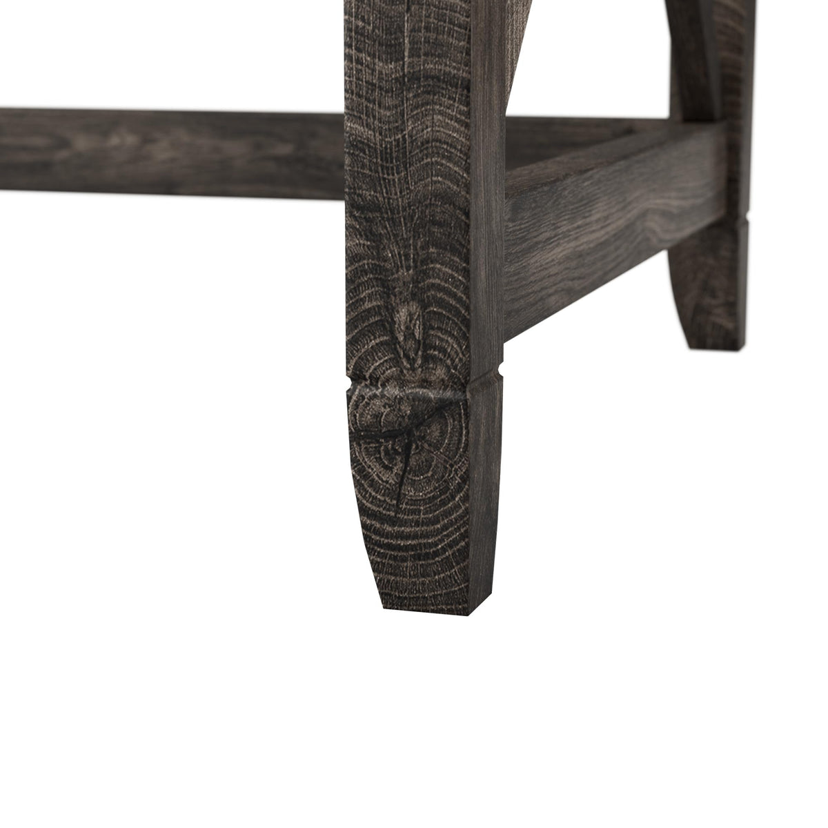 Bush Home Key West 60W Modern Farmhouse L Shaped Desk in Dark Gray Hickory, 60-Inch Corner Computer Table for Home Office Workspace
