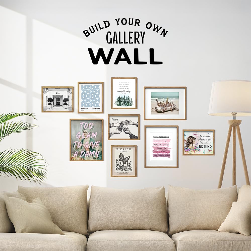 Motivational Positive Inspirational Quotes Decor Wall Art FRAMED - Uplifting Encouragement Gifts for Women, Men - Uplifting Encouraging Sayings for Wall Decor - Home Office Posters 8x10