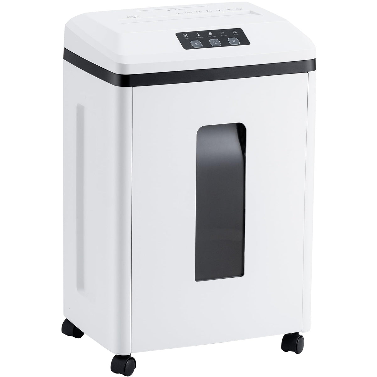 Effeluviate Professional Commercial Paper Shredder: P-7 Security Super Micro-Cut 1x1.7mm 7 Sheets/CDs/Cards/Staples 6-Gal Bin Heavy Duty for Home/Office/Industrial/Business Use-Confidential Documents