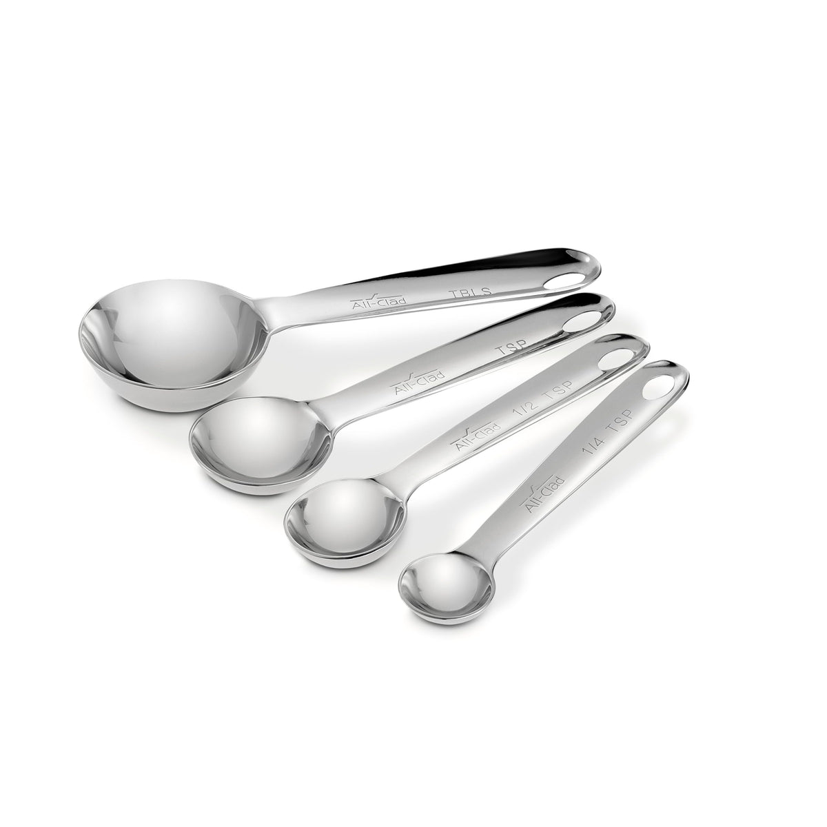 All-Clad 59918 Stainless Steel Measuring Spoon Set