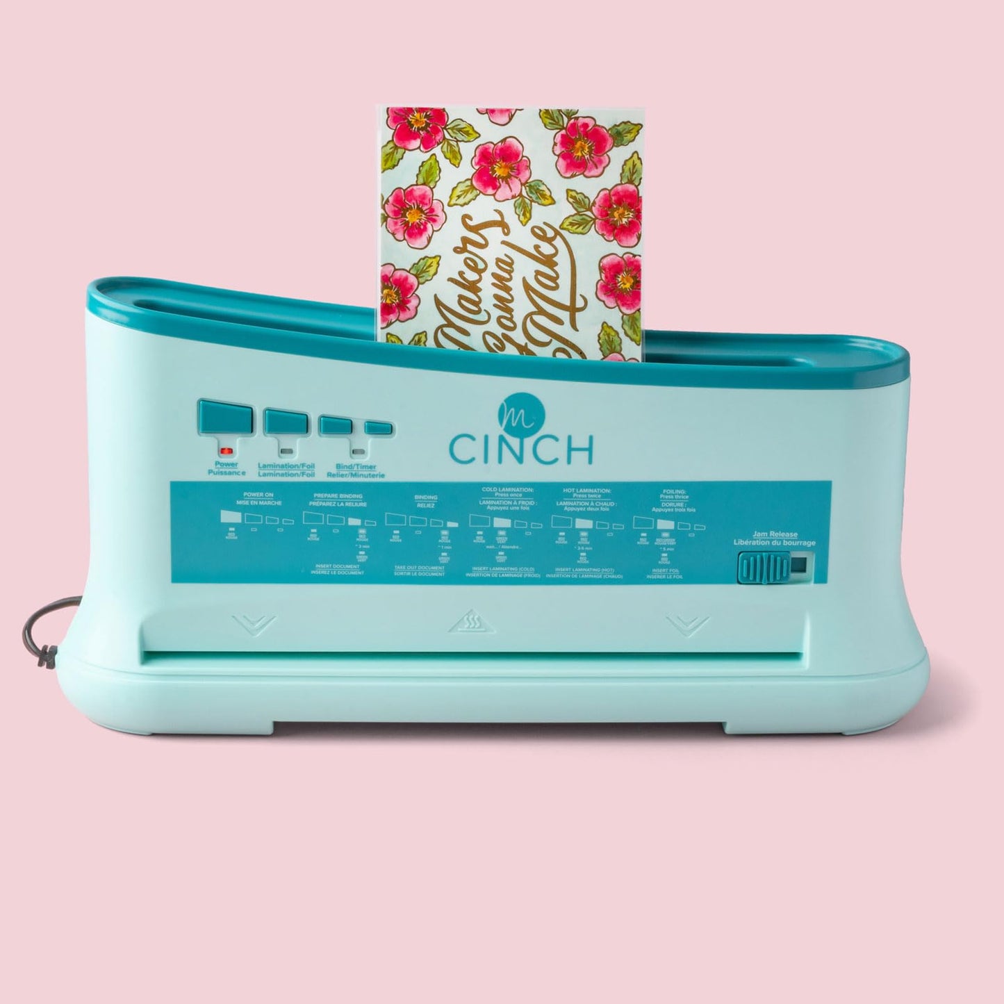 We R Makers Minc Cinch Book Binding Machine, Thermal Binding and Foil Applicator, Book Binder Machine for Bookbinding, Craft Projects, Book Making, and Binding Kits, Mint