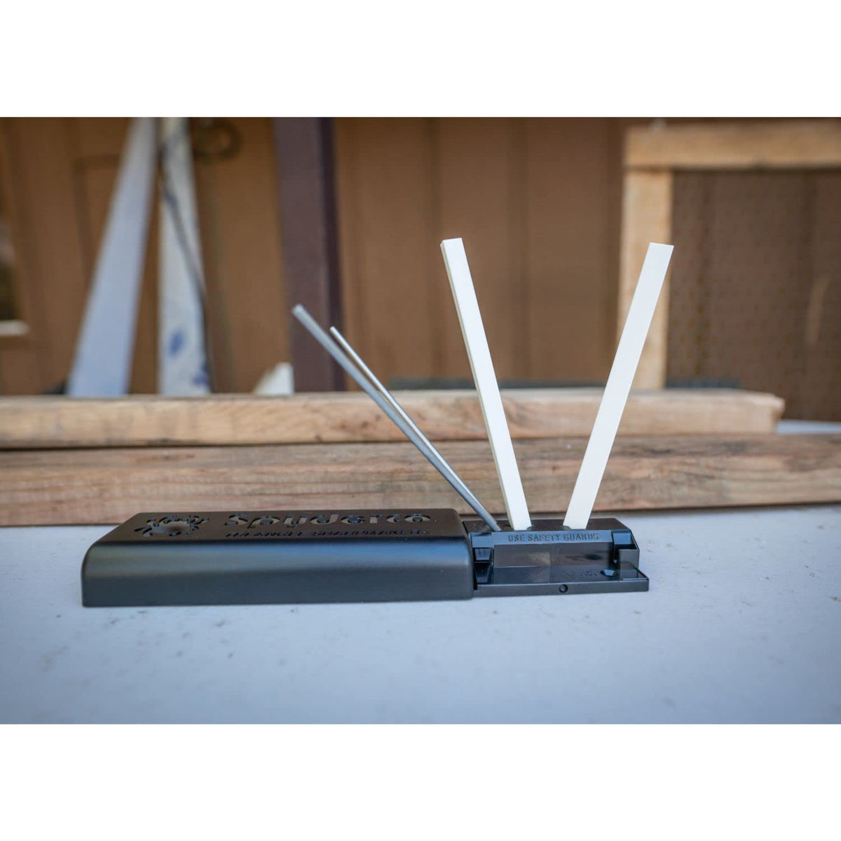 Spyderco Tri-Angle Premium Sharpmaker Set with DVD and Two Sets of Alumina Ceramic Stones - 204MF OPEN BOX