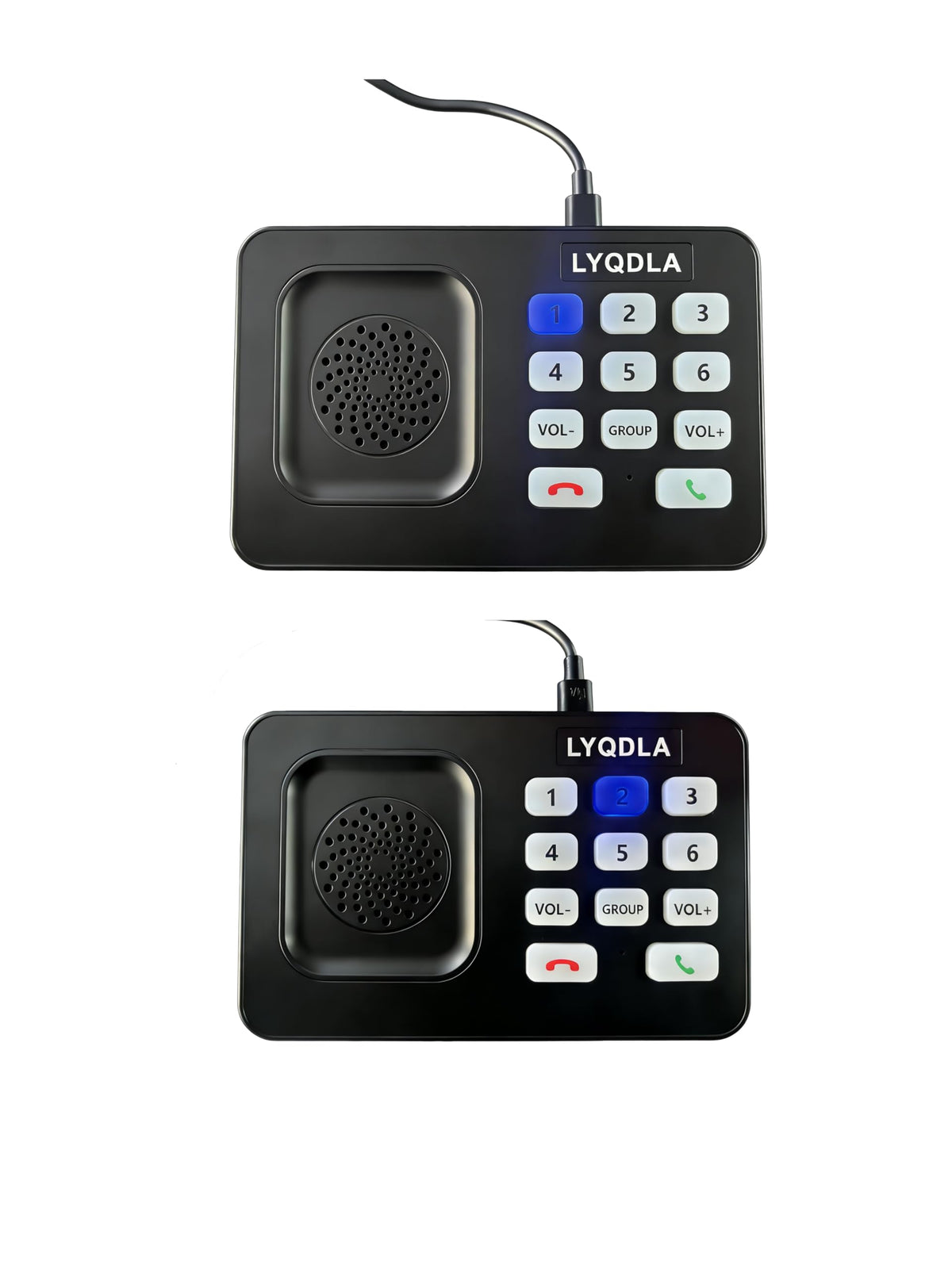 Intercoms Wireless for Home, Office, Elderly Care, Two-Way Wireless Intercom System, Clear Sound Intercom with 1400 Feet Range, Easy to Use, 8 Volume Adjustment, Auto-Answer, Silent Mode(2 pack,black)