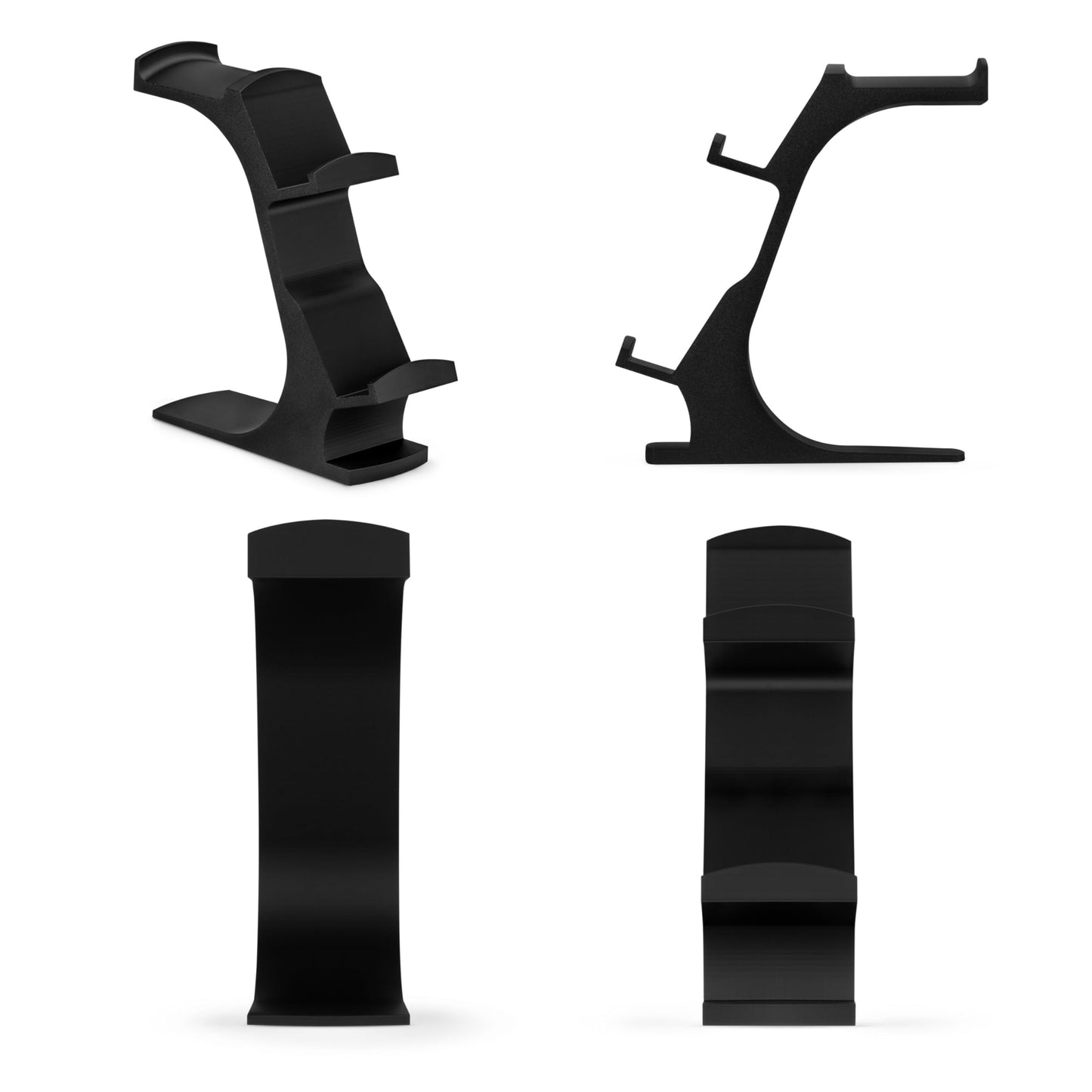 BRAINWAVZ The Gravitas - Headphone Stand & Game Controller Holder for Desk - Universal Design for All Types of Headsets & Gamepads (Black)