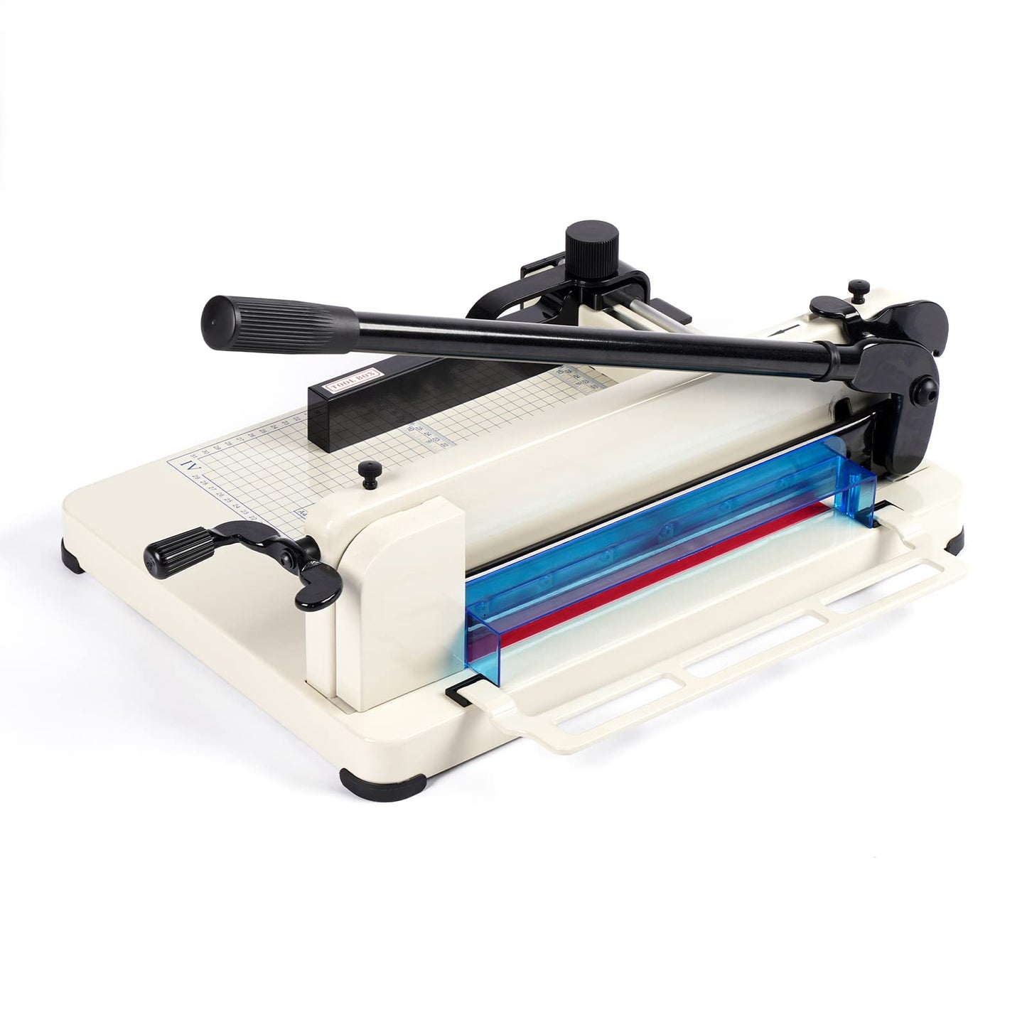 Heavy Duty Paper Cutter,12 inch Guillotine Paper Cutter,Guillotine Paper Cutters and Trimmers Cards Leather with Metal Base for Office Home School (White, a4)