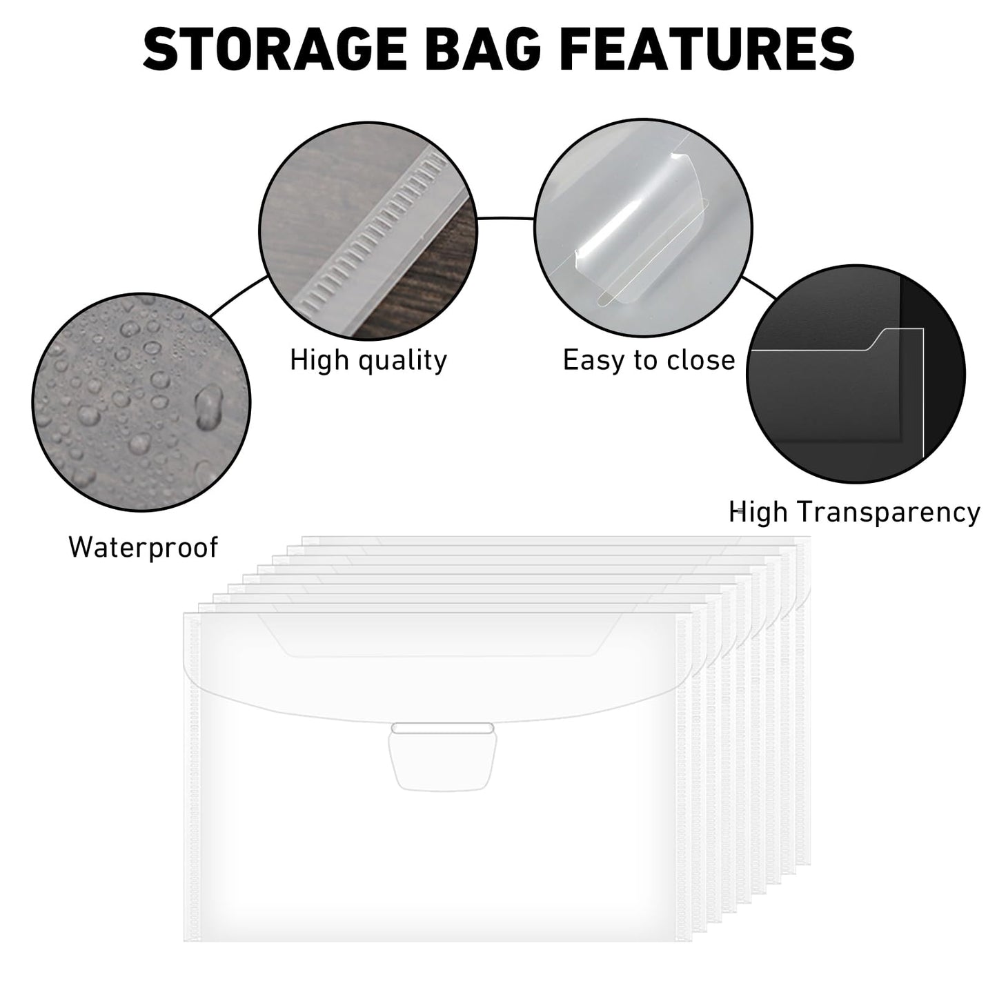 KKJCXY 40 Pcs Magnetic Sheets for Dies Storage Stamp and Die Storage Pockets Die Cut Storage Organizer Box for Card Making, DIY Scrapbooking,Picture,Photos