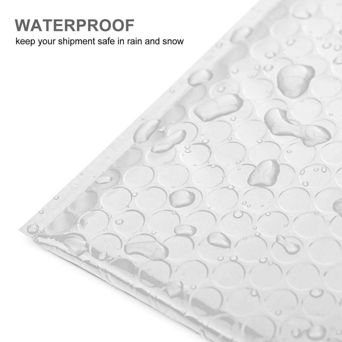 TONESPAC Bubble Mailers, 25Pcs 7x10 Inch Small Padded Envelopes, White Bubble Envelopes Bags Waterproof Self Seal Bubble Wrap Envelopes for Shipping, Mailing, Packaging(Thank You, #0 7x10 inch)