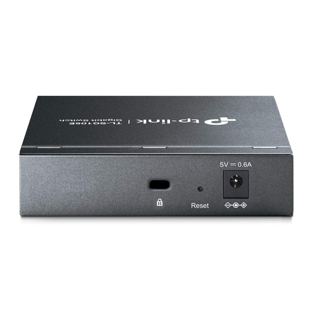 TP-Link 5-Port Gigabit Ethernet Easy Smart Switch| Plug and Play | Desktop | Sturdy Metal w/Shielded Ports | Limited Lifetime Replacement (TL-SG105E), Black…