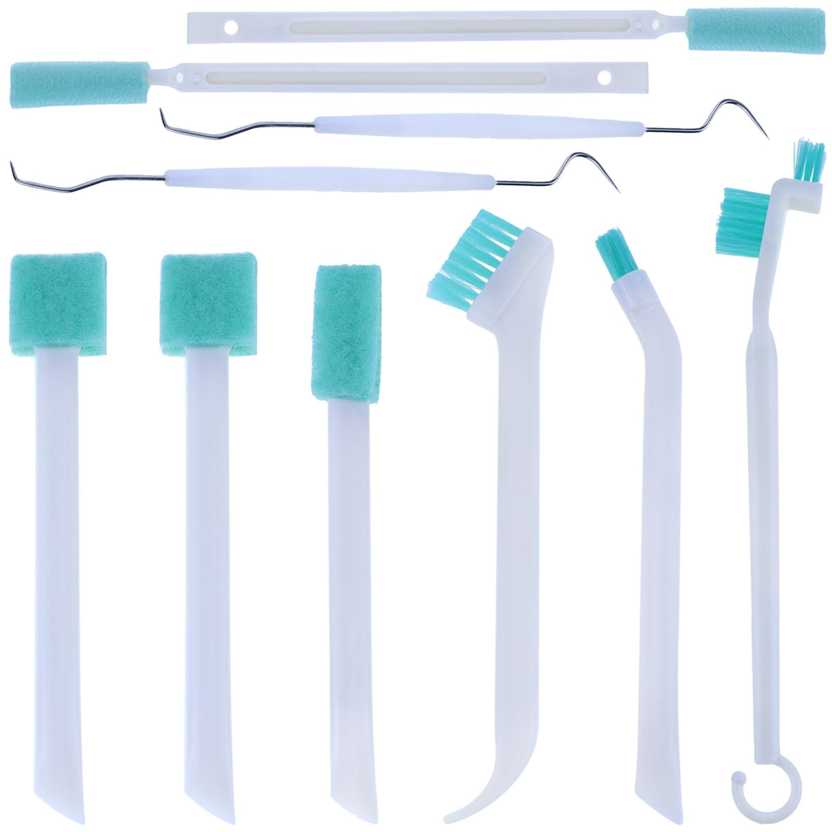 Small Cleaning Brush Set for Household, Car Vent Detailing Cleaning Stick, Humidifier Groove Bottle Gap Cleaning Tool, Crack Crevice Cleaner for Door Window Track Faucet Croner Hard Tight Spaces
