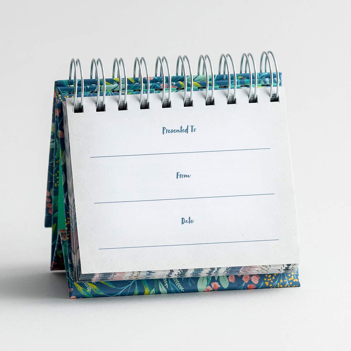 DaySpring - One Minute with God - Perpetual Calendar (J1391), Green, 5 1/2" x 5 1/4" x 1 1/4"