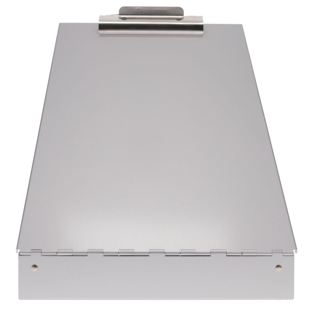 Saunders Cruiser Mate Metal Clipboard with Storage, Dual Tray Aluminum Nursing Folio, Heavy Duty Form Holder for Police & Work, Letter Size Privacy Box with Self-Locking Latch, Silver