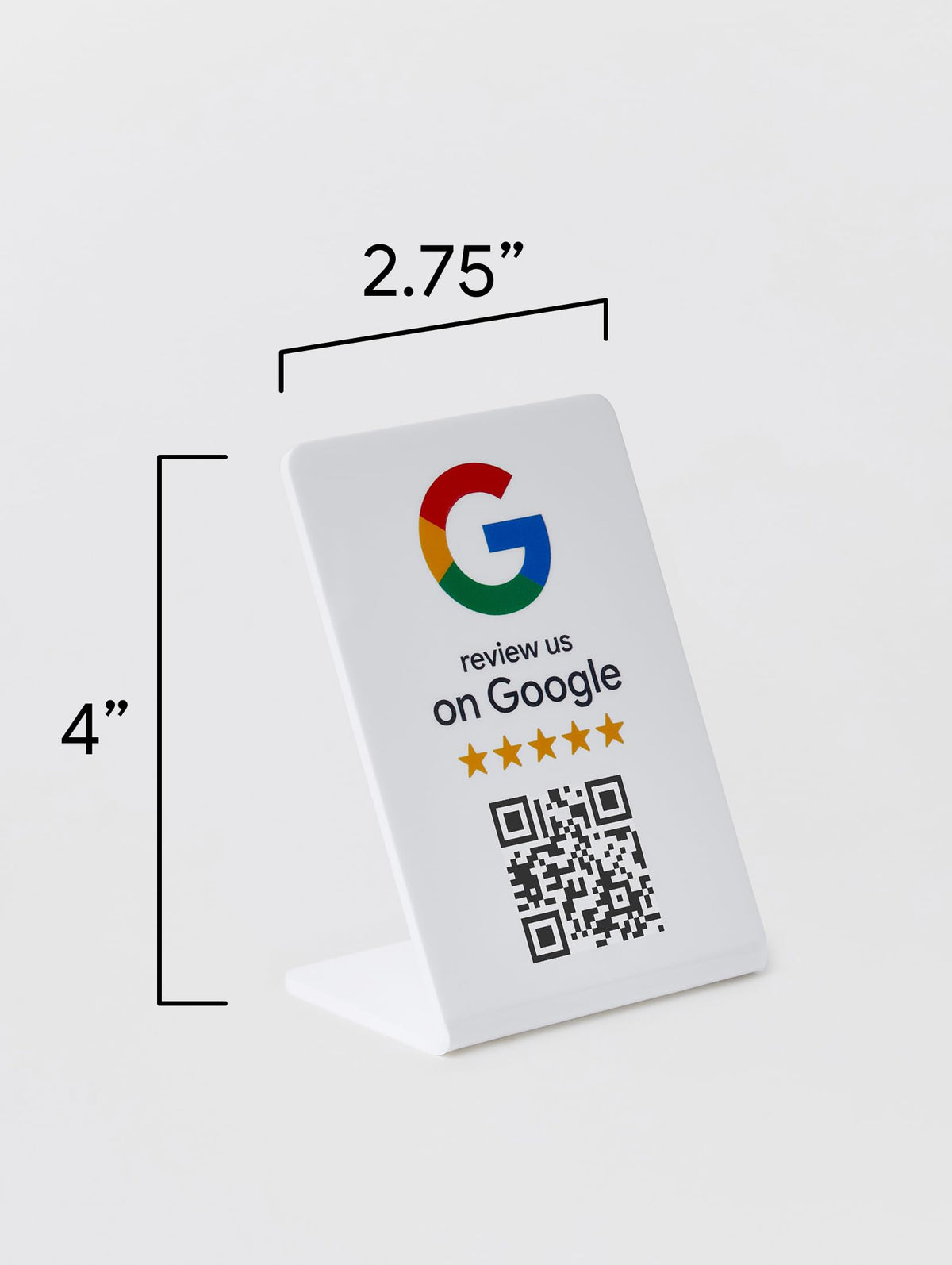 ProsperQR - Google Review Stand - NFC & QR Code, Easy Setup, For All Businesses (3-Pack)