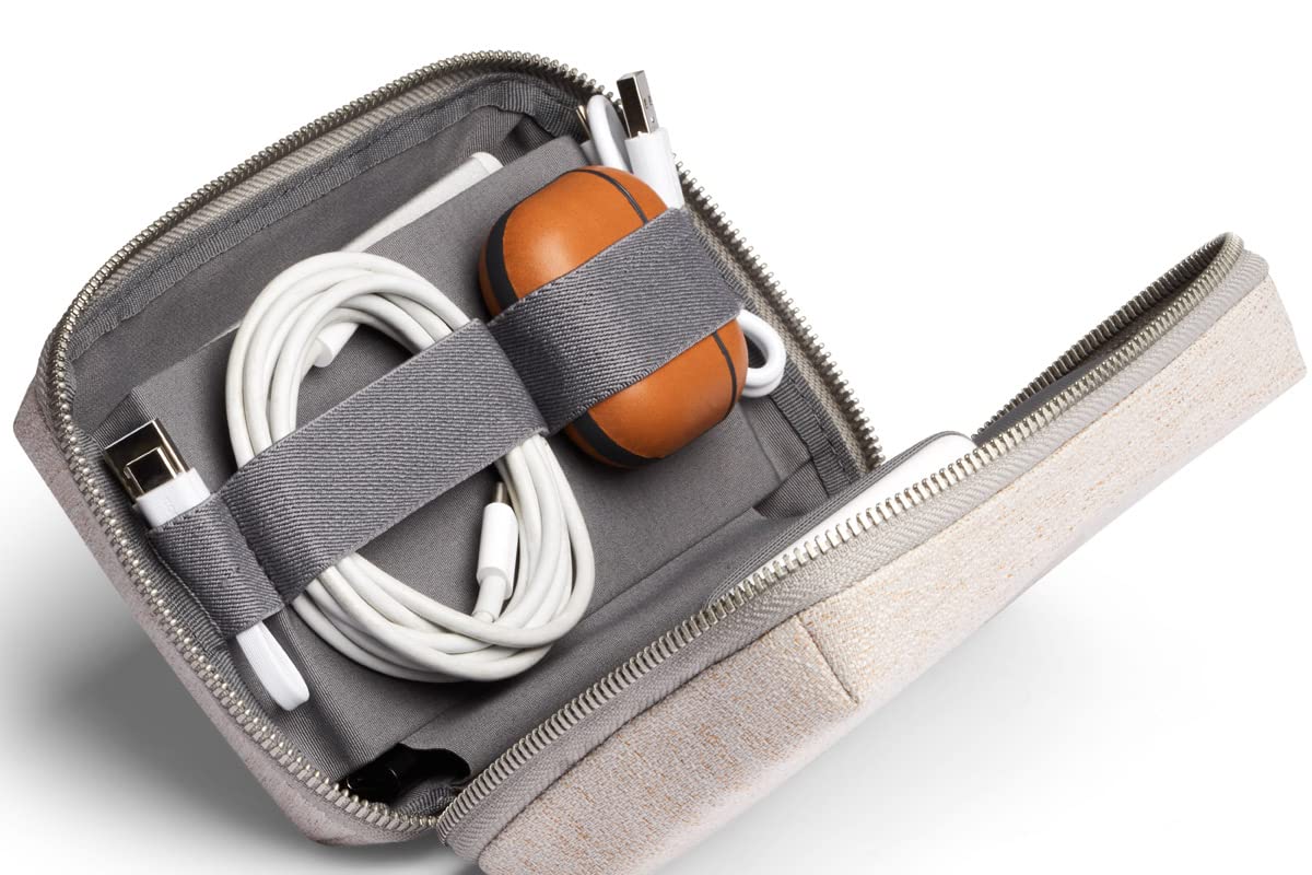 Bellroy Tech Kit Compact (Tech Accessories Organizer, Zipper Pouch) - Saltbush