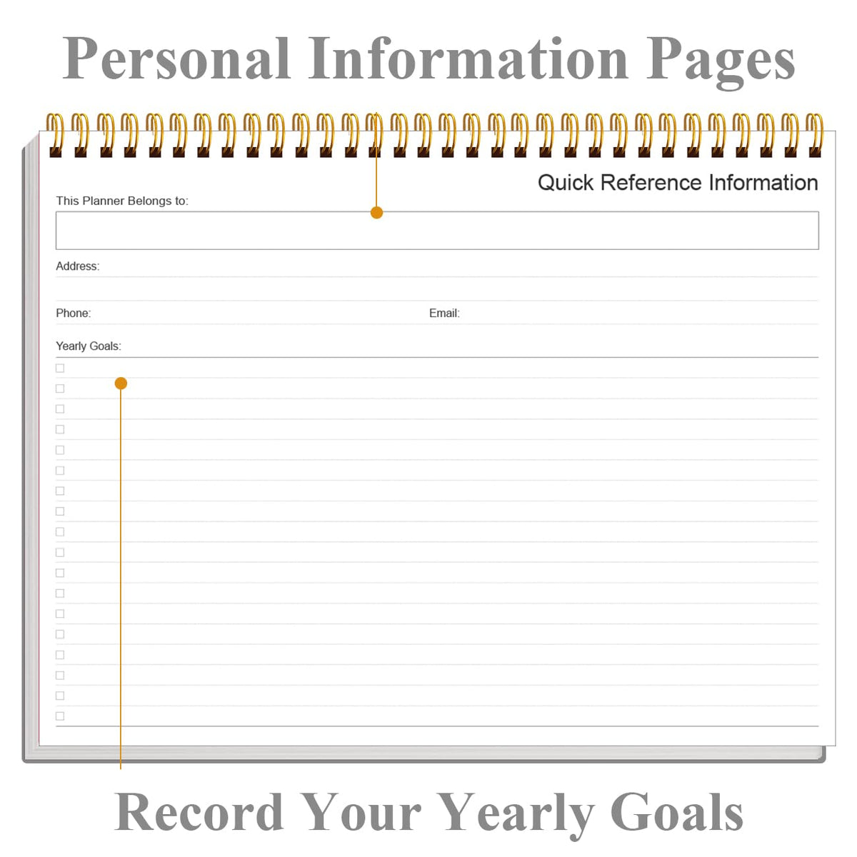 Weekly Productivity Planner - 8.5" x 11" Dashboard Desk Notepad Has 6 Focus Areas to List Tasks for Goals, Projects, Clients, Academic or Meal-Organize Your Daily Work Efficiently, 54 Weeks, Grey