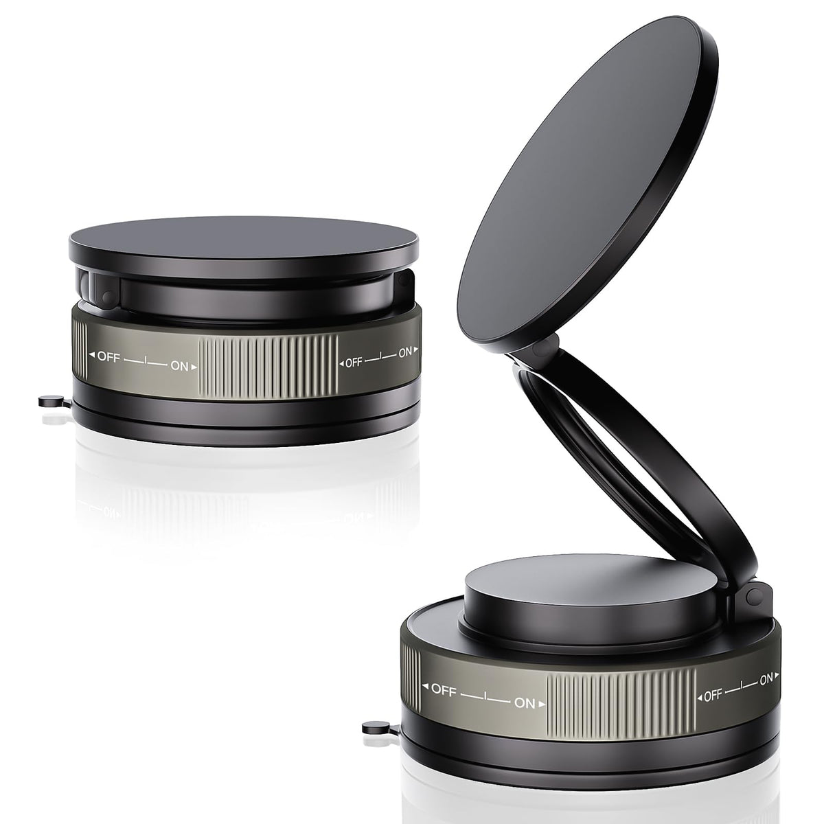 2Pack Magnetic Car Phone Holder for Magsafe Mount,360° Adjustable Foldable and Retractable Car Phone Mount, Foldable sticker Ultra Strong Suction Cup for iPhone 17 Pro Max/Air/17 Pro/16 ProMax/15 Plus