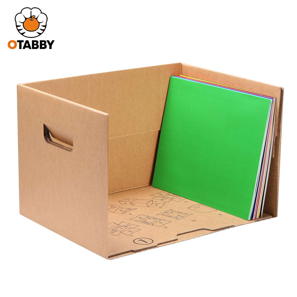 Archival Storage Boxes (4-Pack) - Extra Strong 3-Ply Side Walls, Heavy-Duty Kraft Board, Ready-To-Assemble with Handles and Lids for Files and Photo Storage, Legal/Letter Size 12x16x10 Inches