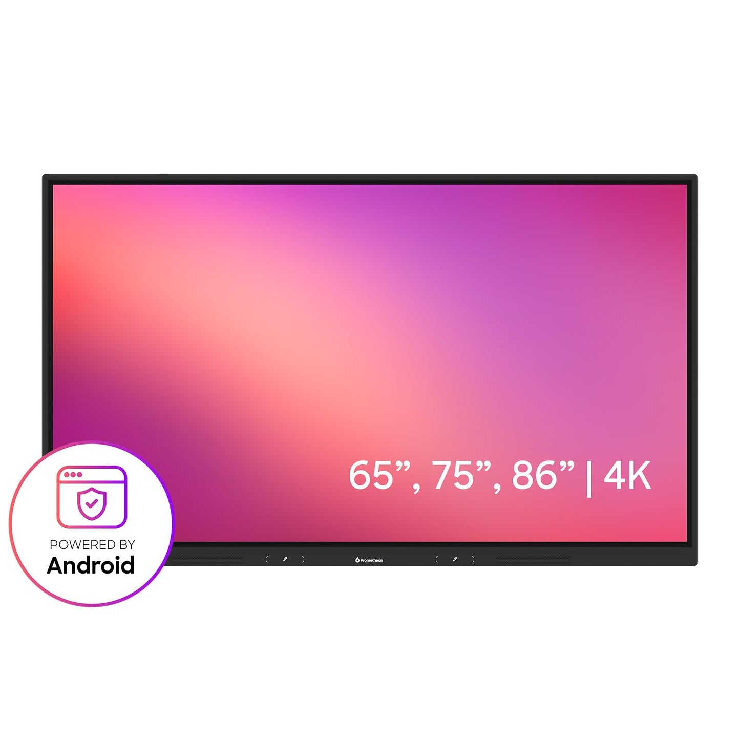 Promethean ActivPanel LE 75” High Specification Digital Whiteboard, 4K UHD, Interactive Display, Android OS, EDLA Certified, 3 Year Onsite Support (Panel Only)