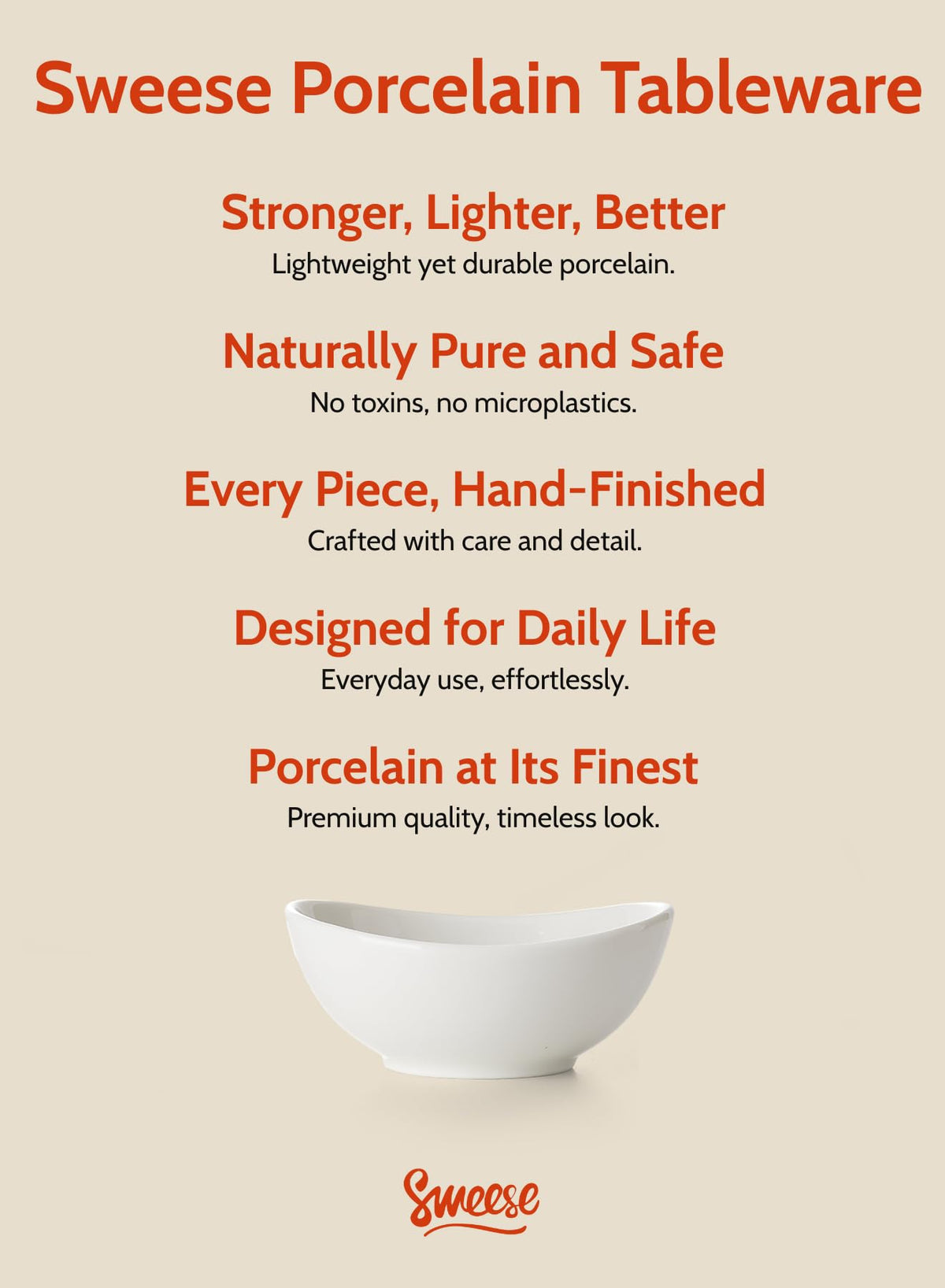 Sweese 4 oz Very Small White Porcelain Bowls - Set of 6 Dipping, Sauce, Salsa & Snack Bowls, Mini Ceramic Bowls for Condiments & Charcuterie
