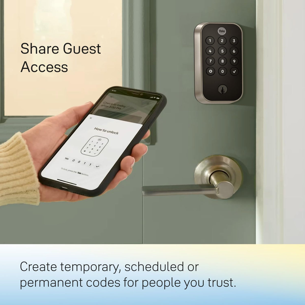 Yale Security Assure Lock 2 Touch Deadbolt, Black Suede Keyed Smart Entry Door Lock with Wi-Fi Connected Keypad and Fingerprint Scanner for Code Entry and Remote Access, YRD410-F-WF1-BSP