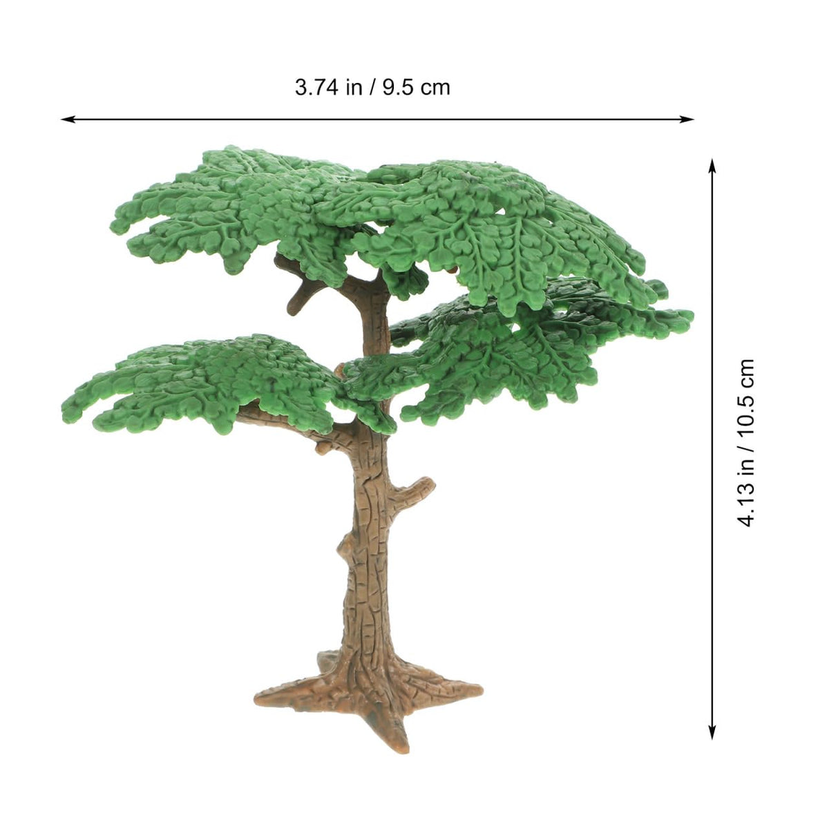 Operitacx 3 Pcs Landscape Model Trees 4.13 Inch Mini Pine Cypress Trees for Model Train Scenery Diorama Craft Home Office Decor