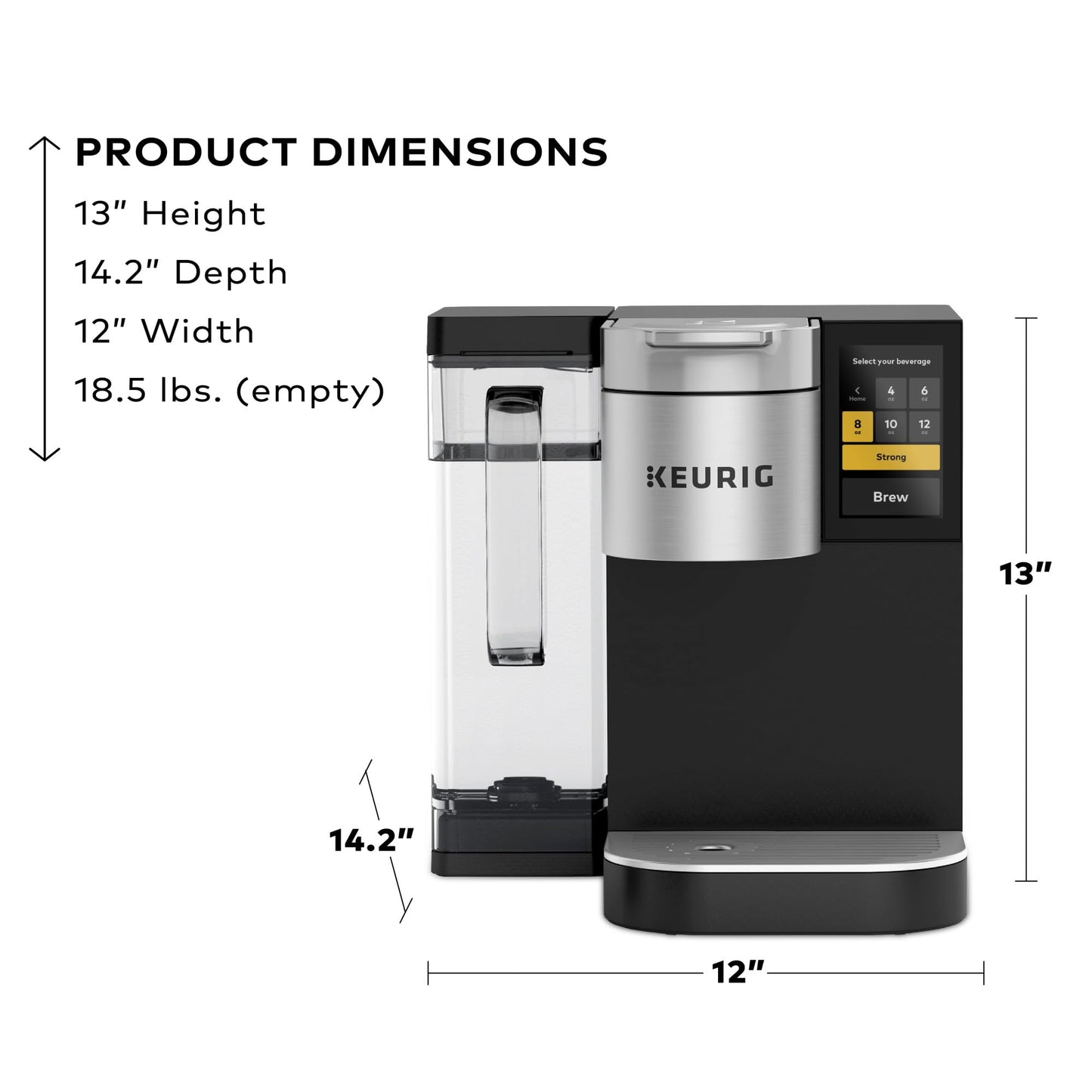 Keurig K-2550 Medium Business Single Serve Coffee Maker, 110 oz Water Reservoir, Silver/Black
