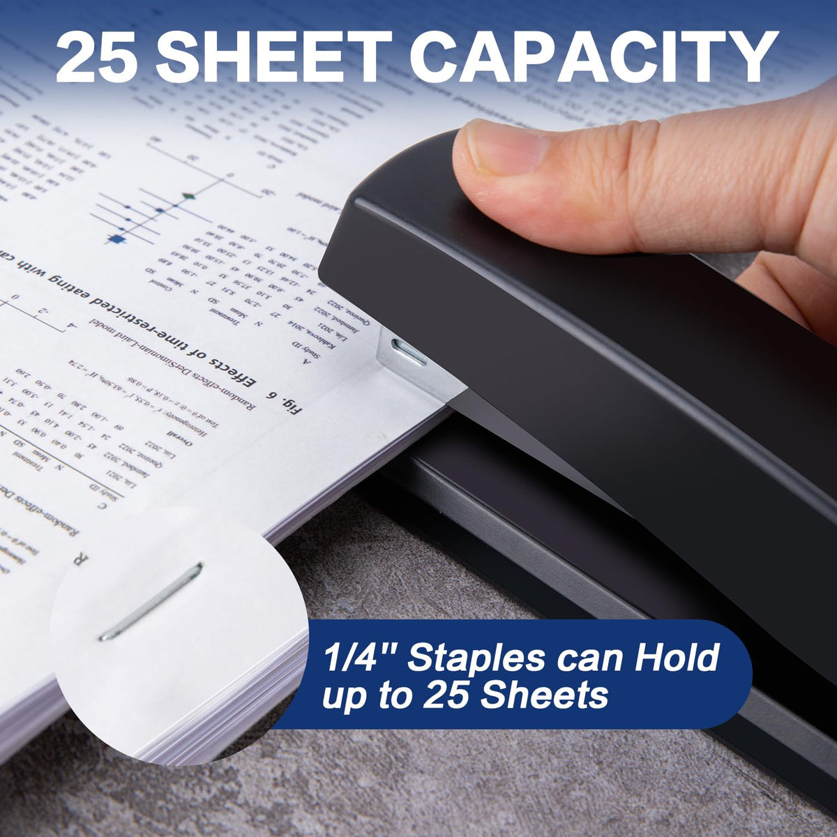 Deli Staples, 50000 Staples, Standard Staples for Desktop Staplers, 1/4'' Length, 210/Strip, 10 Boxes of 5000 Each