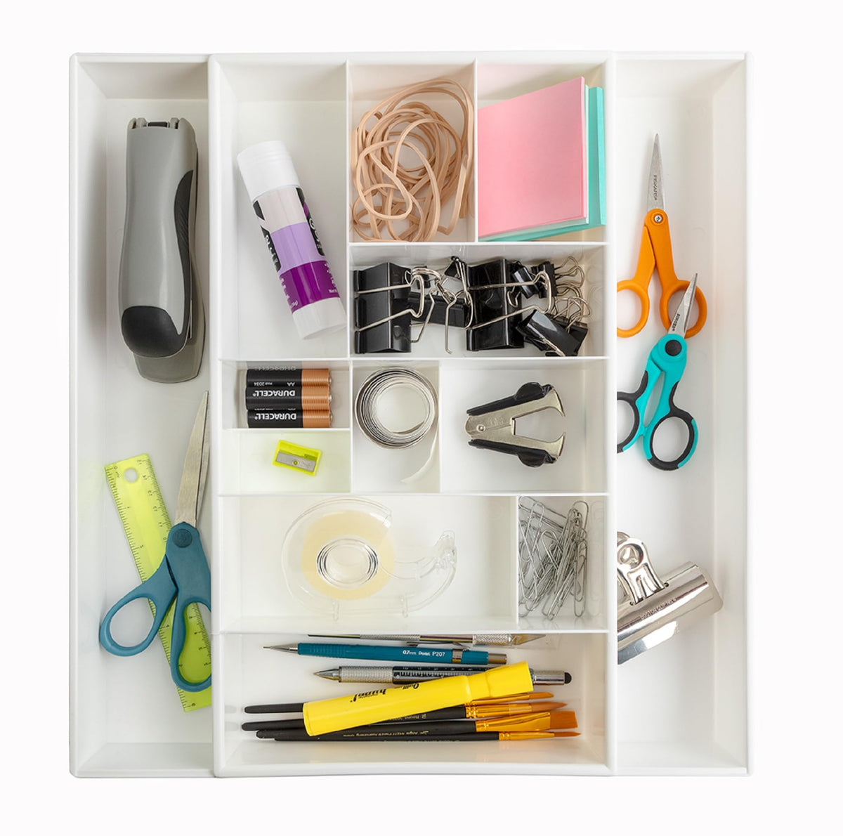 Dial Industries Expandable Junk Drawer Desk Organizer Storage Tray