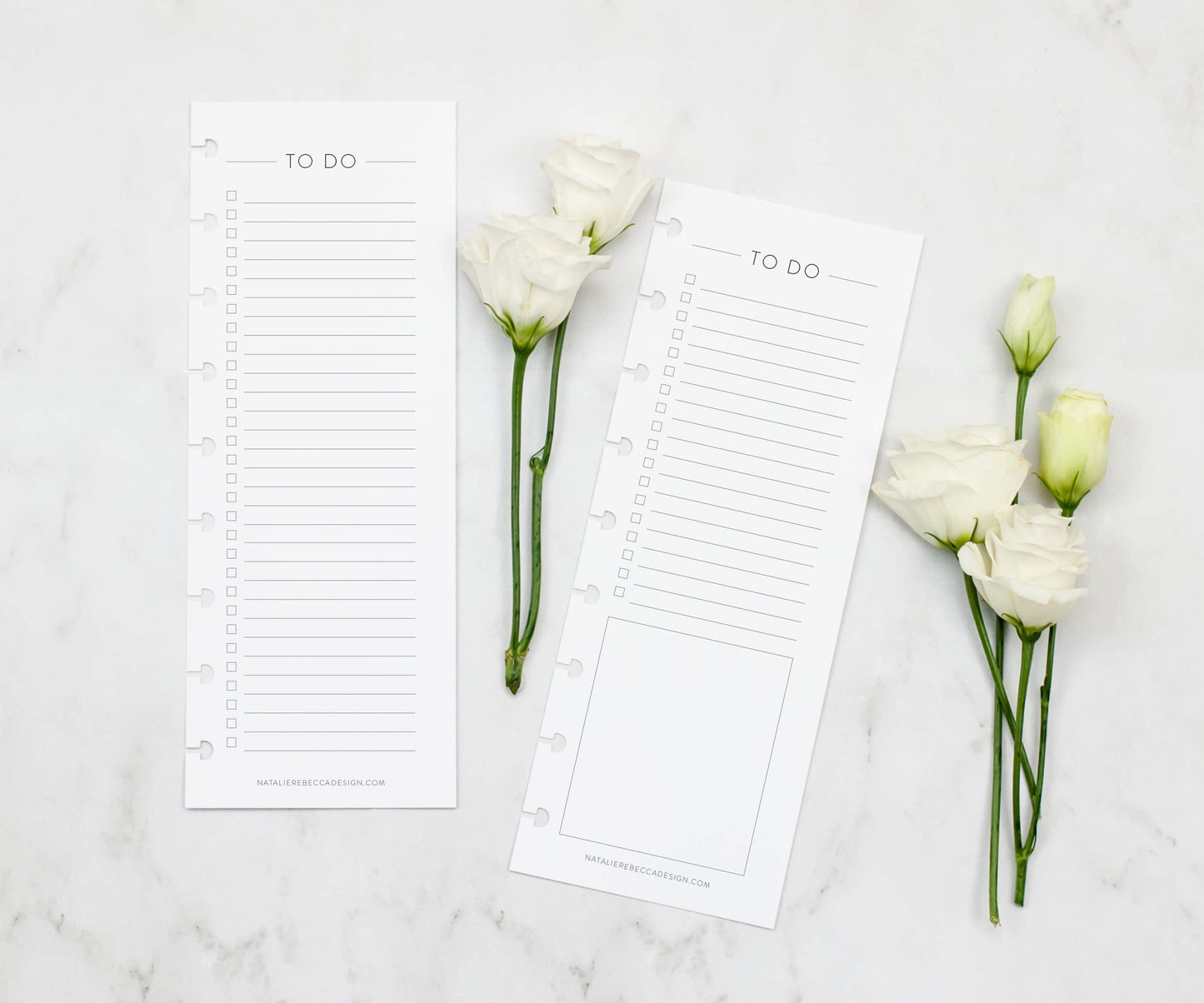 BetterNote Skinny To Do List Refills for Discbound Notebooks, Half Sheet Checklist, Fits Levenger Circa, Staples Arc, TUL, The Happy Planner, Disc Bound, Talia (Classic- 25 Sheets, 8-Disc, 5.5"x8.5")