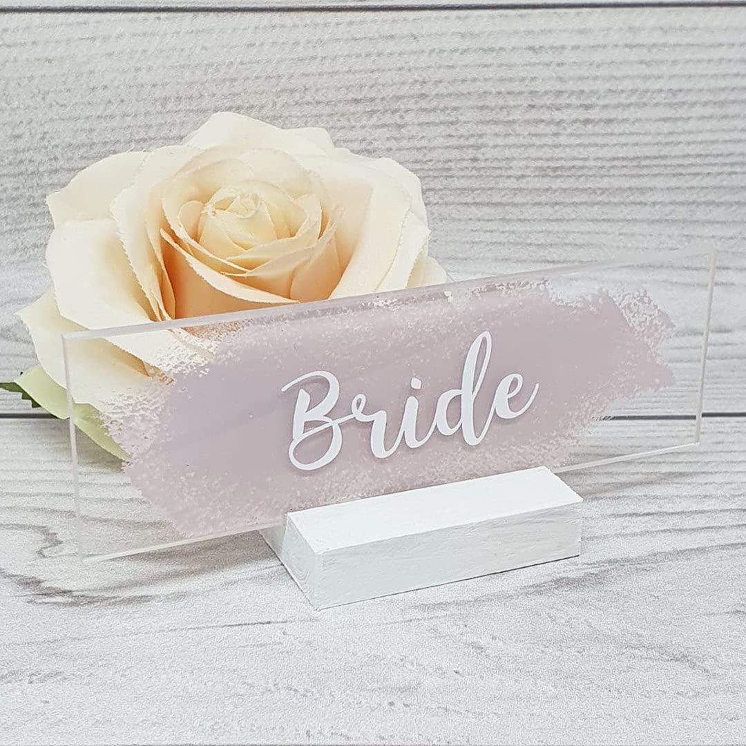 10 Pieces Rectangle Acrylic Sheet- Blank Transparent Plexiglass Acrylic Sign for Name Plates for Desk, Place Cards, Cricut Cutting and Engraving and DIY Projects (3 x 7.9 Inch)