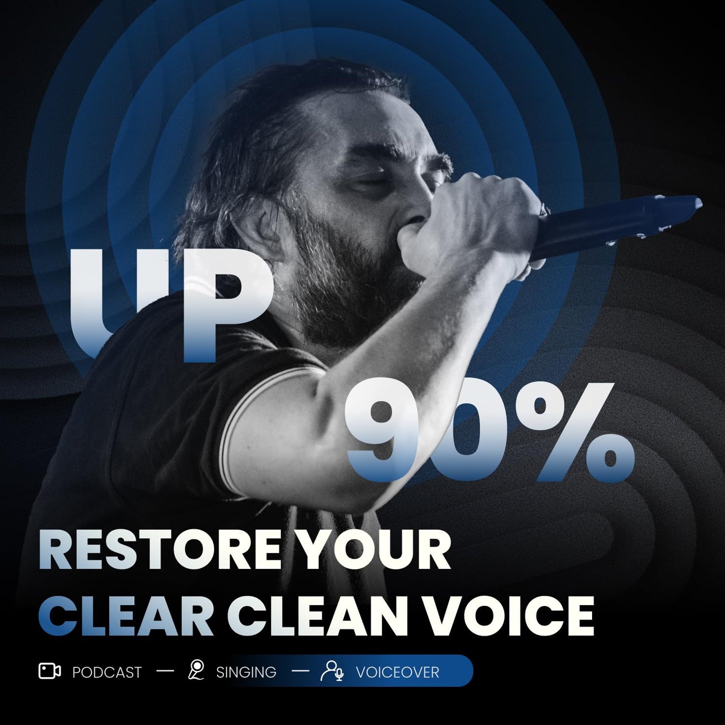 Portable Recording Booth for Home Studio, Foldable Sound Isolation Vocal Shield with Floor Stand, High-Density Acoustic Blanket Enclosure for Singing, Voiceover & Podcast, Includes Phone Holder