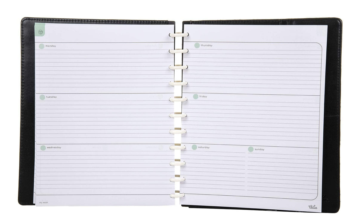 Talia Discbound Notebook Refills (Horizontal Undated Layout, Letter (8.5in x 11in))