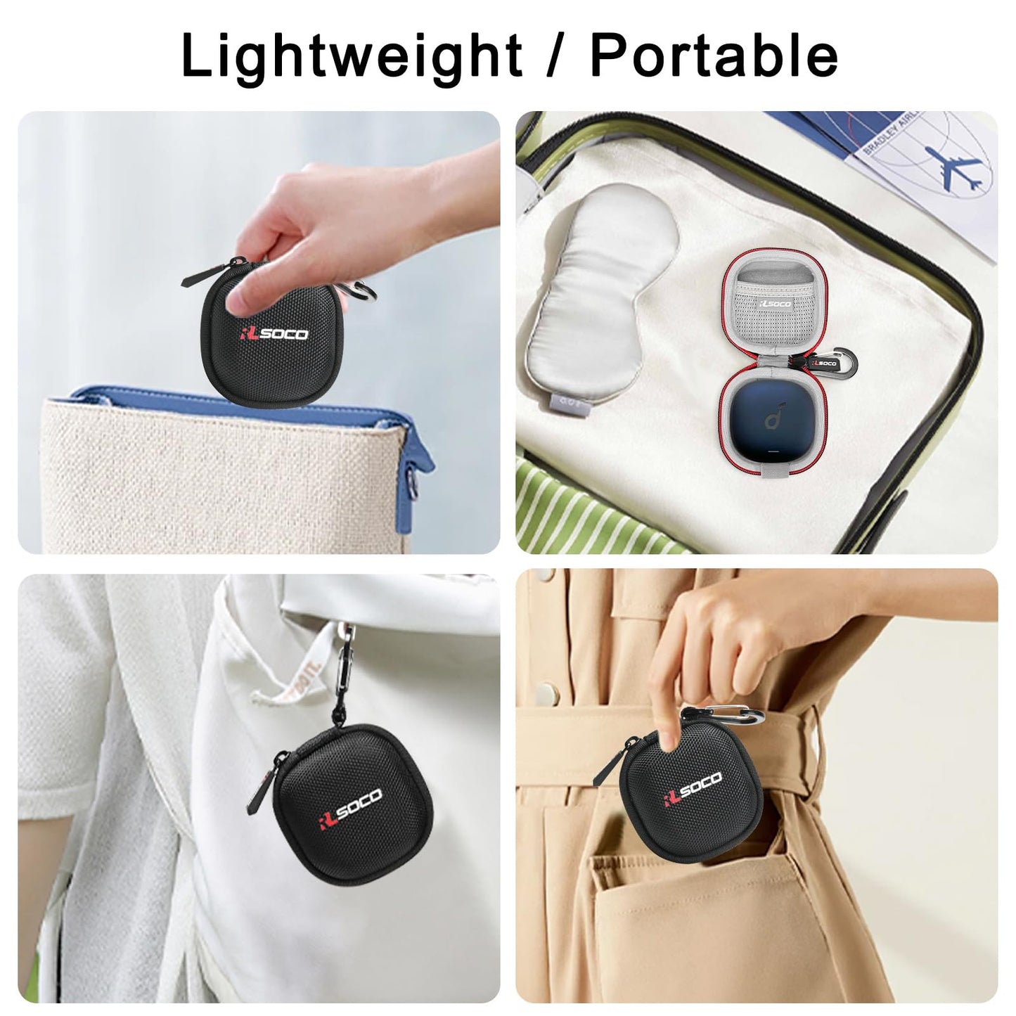 RLSOCO Hard Case for Anker Soundcore Liberty 5 / Liberty 4 / Liberty Air 2 Pro Noise-Cancelling Wireless Earbuds (Case Only)
